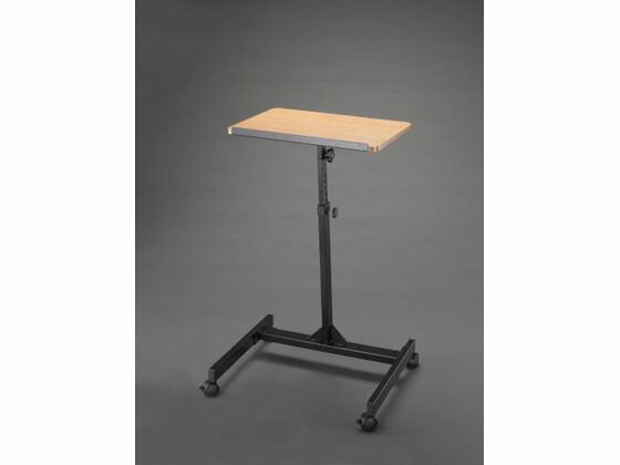 【レビュー投稿で100円OFFクーポン】送料無料【お取り寄せ】エスコ パソコンデスク 立ち作業用 591×502..