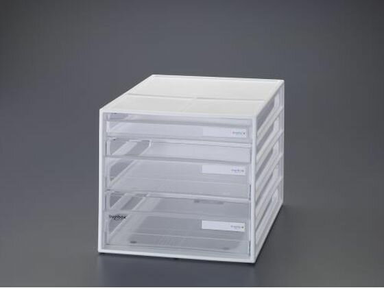 【レビュー投稿で100円OFFクーポン】【お取り寄せ】エスコ レターケース ホワイト 250×340×230mm 3段 E..