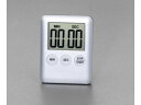 【レビュー投稿で100円OFFクーポン】【お取り寄せ】エスコ タイマー デジタル 53×70×8mm EA798C-93 タイマー ストップウォッチ 計測 作業