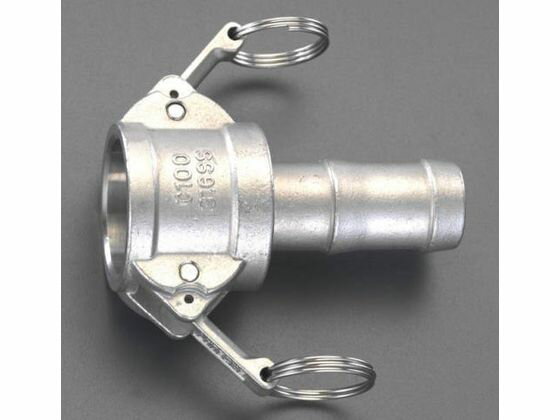 【マラソン限定2,000円OFFクーポン★4日20:00〜11日9:59迄ポイント2倍】【お取り寄せ】エスコ カップリング式ホースステム ステンレス製 1・1/4” 32mm カプラ ワンタッチカプラ 配管材 研究用