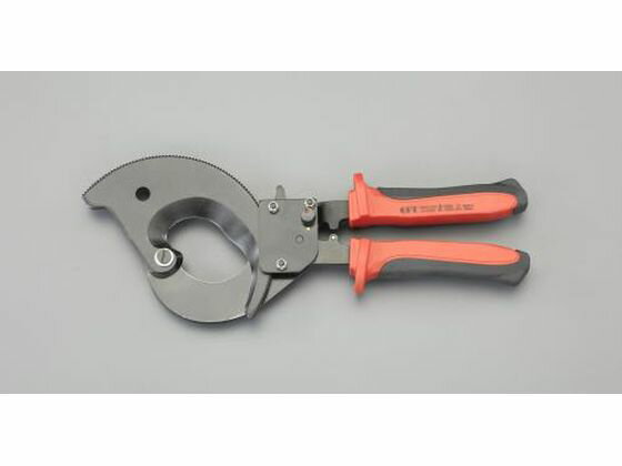 【レビュー投稿で100円OFFクーポン】【お取り寄せ】エスコ 絶縁ケーブルカッター ラチェット式 φ32mm 250mm EA585AE-63 ケーブルカッター 空調 電設資材 作業用品 工具