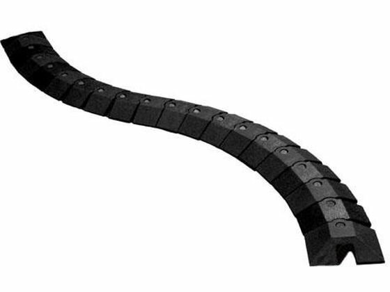 樂天商城 - 【レビュー投稿で100円OFFクーポン】【お取り寄せ】エスコ ケーブルプロテクター 黒 76×19mm×1m EA983PL-2 電線保護資材 電気材料 生産加工用品 作業用品 工具