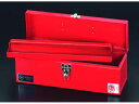 【お取り寄せ】エスコ 工具箱 スティール製 483×152×165mm EA504AC-21 整理 保管 作業