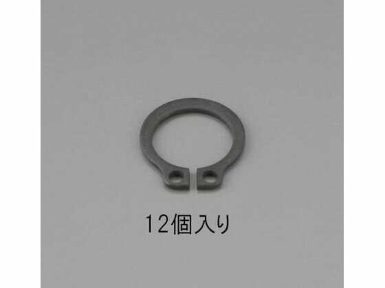樂天商城 - 【レビュー投稿で100円OFFクーポン】【お取り寄せ】エスコ 軸用スナップリング 12個 19mm EA949PA-219 ネジ関連 筐体 機構部材 金物