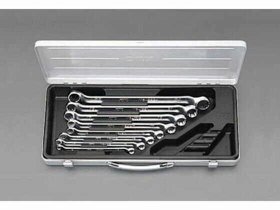 乐天商城 - 【マラソン限定★ポイント2倍】【お取り寄せ】エスコ 両口めがねレンチ 8本組 8-24mm EA616B-68 めがねレンチ レンチ スパナ プーラー 作業用品 工具