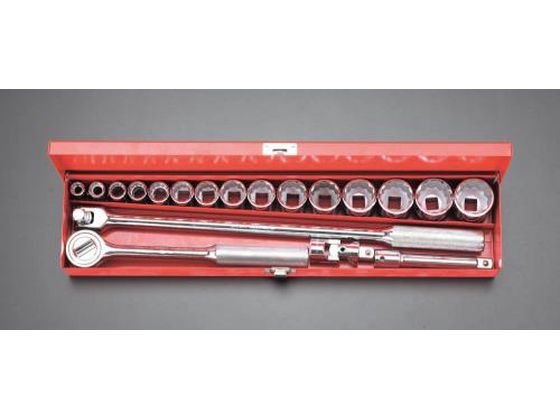 【レビュー投稿で100円OFFクーポン】【お取り寄せ】エスコ ソケットレンチセット インチサイズ 1／2