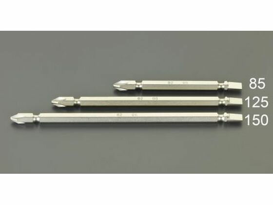 【レビュー投稿で100円OFFクーポン】【お取り寄せ】エスコ [+-] ドライバービット ＃2×6.0×150mm EA813..