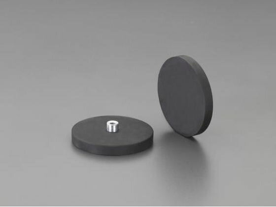 【レビュー投稿で100円OFFクーポン】【お取り寄せ】エスコ マグネット 2個 雌ネジ φ66×8.5mm M5×0.8 18..