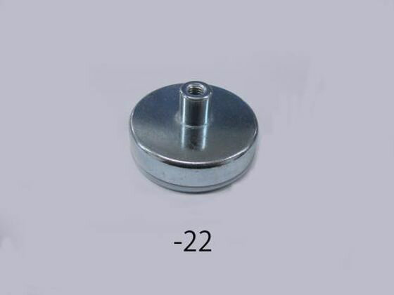 【お取り寄せ】エスコ 強力マグネット φ63×14mm M8×1.25 350N EA781EH-22