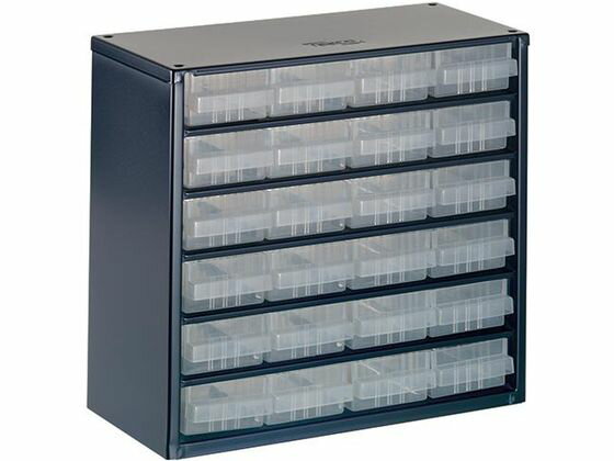 【マラソン限定★ポイント2倍】【お取り寄せ】エスコ パーツキャビネット 307×150×285mm 4列6段 EA661BC-1 整理 保管 作業