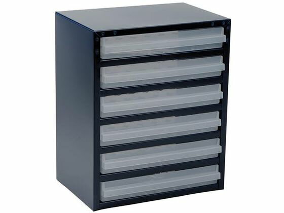 【マラソン限定★ポイント2倍】送料無料【お取り寄せ】エスコ パーツキャビネット 360×250×440mm 1列6段 EA661BD-3 整理 保管 作業