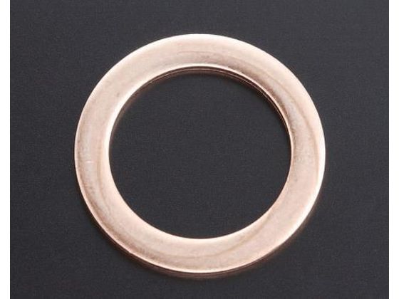 【レビュー投稿で100円OFFクーポン】【お取り寄せ】エスコ 銅パッキン 10個 17×21×1.5mm EA949YT-17A ..