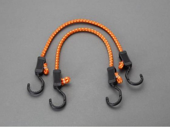 【レビュー投稿で100円OFFクーポン】【お取り寄せ】エスコ バンジーコード アジャスタブル オレンジ 2本 152-762mm トラックロープ 荷締 現場 安...