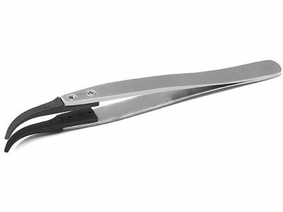 樂天商城 - 【レビュー投稿で100円OFFクーポン】【お取り寄せ】エスコ 精密用ピンセット ステンレス製 ESD 120mm EA595AR-21 ピンセット はんだ 静電気対策用品 生産加工用品 作業用品 工具