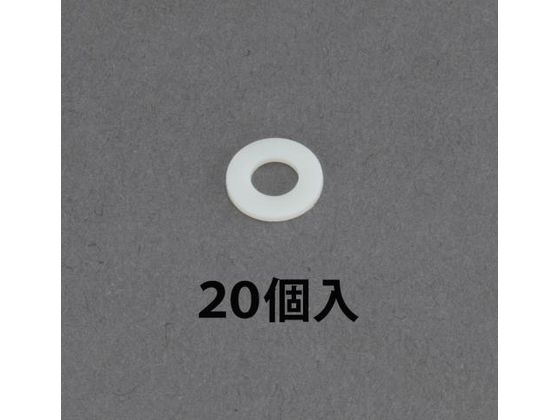 【仕様】●材質：レニー●サイズ：M3●内径×外径×厚み：3．2×7×0．5mm●入数：20個【備考】※メーカーの都合により、パッケージ・仕様等は予告なく変更になる場合がございます。【検索用キーワード】エスコ　ESCO　えすこ　M3平ワッシャ...