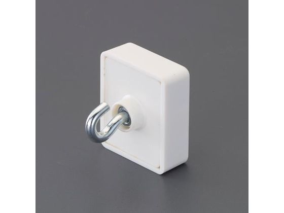 【お取り寄せ】エスコ 超強力マグネットフック 34×29×12mm 6kg EA781EM-110 マグネットフック マグネット 掲示物留め 吊下げ POP 掲示
