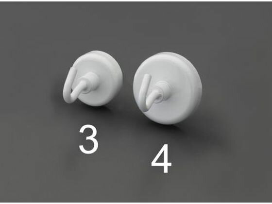 【マラソン限定★2000円クーポン＆ポイント2倍】【お取り寄せ】エスコ マグネットフック 2個 φ25×8mm EA..