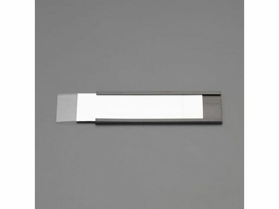 【マラソン限定★2000円クーポン＆ポイント2倍】【お取り寄せ】エスコ ラベルホルダー マグネット付 5組 30×100mm EA781ES-12 マグネット見出し マグネット 掲示物留め 吊下げ POP 掲示