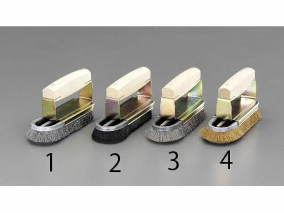 Rakuten - 【レビュー投稿で100円OFFクーポン】【お取り寄せ】エスコ コテ型ブラシ 真鍮製 130mm EA109K-4