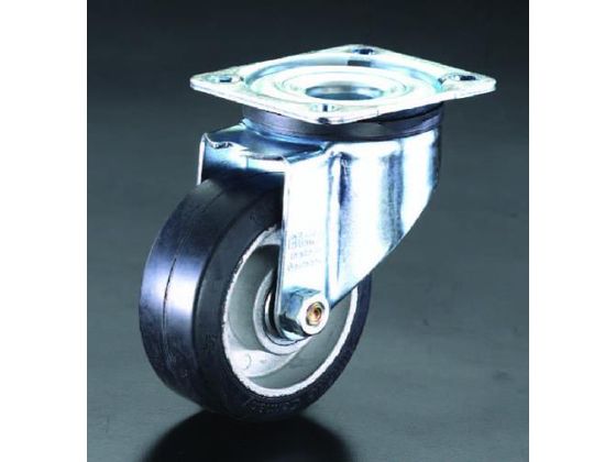 【レビュー投稿で100円OFFクーポン】【お取り寄せ】エスコ キャスター 自在金具 125mm EA986JE-125 台車 カートラック キャスター タイヤ 作業
