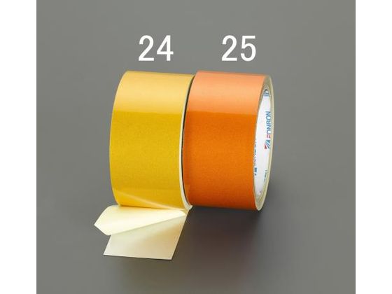 【レビュー投稿で100円OFFクーポン】【お取り寄せ】エスコ 反射テープ 黄色 50mm×10m EA983F-24 反射テ..