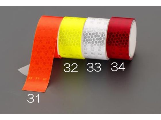 【レビュー投稿で100円OFFクーポン】【お取り寄せ】エスコ 反射テープ シルバー 25mm×0.6m EA983GR-33 ..