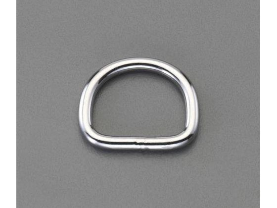 【スーパーSALE限定2,000円クーポン★11日9:59迄ポイント2倍】 【お取り寄せ】エスコ D型リング ステンレス製 4.8×33.3mm EA638JT-5B ベルト荷締機 物流 作業