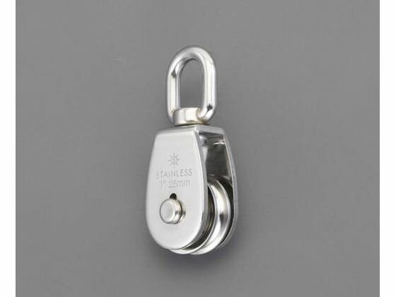 【レビュー投稿で100円OFFクーポン】【お取り寄せ】エスコ 滑車 ステンレス製 37.7mm EA987SM-38 滑車 ..