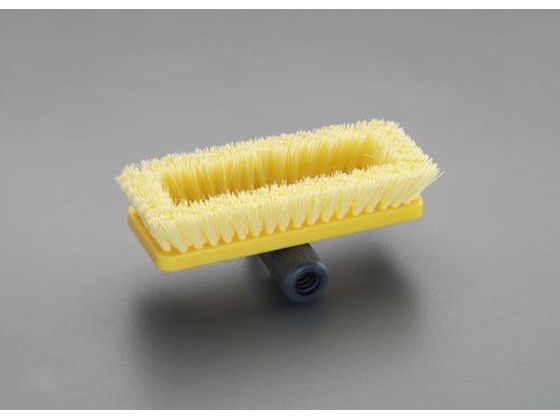 【仕様】●毛丈：28mm●毛質：ハード●ブラシサイズ：85（W）×205（D）mm●材質：毛・ハンドル：ポリプロピレン、グリップ部：TPE●スイベル型なので、ヘッドが自由に動きます。●EA928AK−135A、BD・BE・BTシリーズのハンドルを接続できます。●接続ねじ：3／4”●重量：198g●入数は1個です。【備考】※メーカーの都合により、パッケージ・仕様等は予告なく変更になる場合がございます。【検索用キーワード】エスコ　ESCO　えすこ　190mmブラシヘッド(ハード　スイベル型)　ブラシヘッドハードスイベル型190mm　清掃用品　床用　洗剤、清掃　清掃用品　掃除道具　ほうき、チリトリ　EA928AK-35　EA928AK35　4548745562064　RPUP_02　R9803Lスイベル型なので、ヘッドが自由に動きます