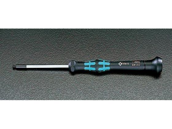 【レビュー投稿で100円OFFクーポン】【お取り寄せ】エスコ [Hexagon] ドライバー 精密用 3.0×60mm EA550MF-3 精密ドライバー ドライバー 六角棒レンチ 作業用品 工具