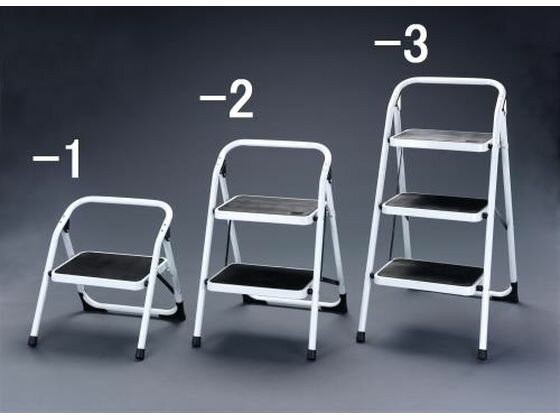 【マラソン限定2,000円OFFクーポン★4日20:00〜11日9:59迄ポイント2倍】エスコ 踏台 スチール製 0.48m 2段 EA903RC-2