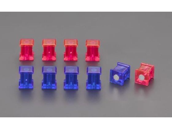 【マラソン限定★2000円クーポン＆ポイント2倍】【お取り寄せ】エスコ 押しピン型マグネット 10個 14×14×17mm EA781GB-52 カラーマグネット マグネット 掲示物留め 吊下げ POP 掲示