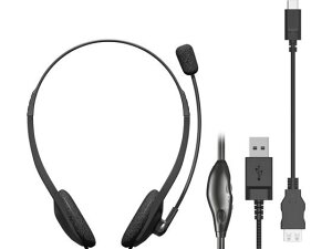 【お取り寄せ】エレコム/ヘッドセット ステレオ 有線 USB接続 両耳/HS-HP22UCBK通販
