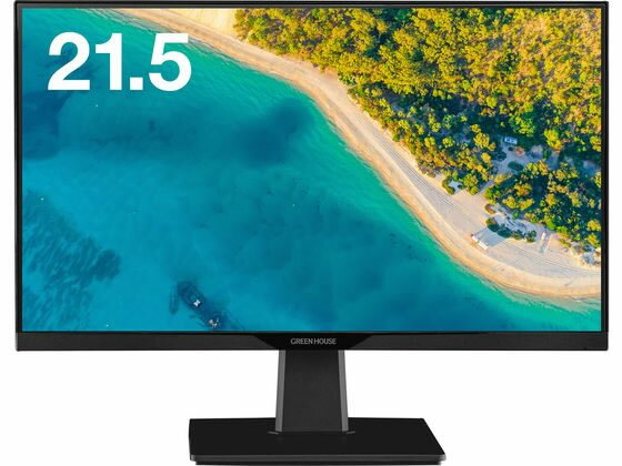 【お取り寄せ】グリーンハウス 21.5型ワイド USB-C PD対応ディスプレイ