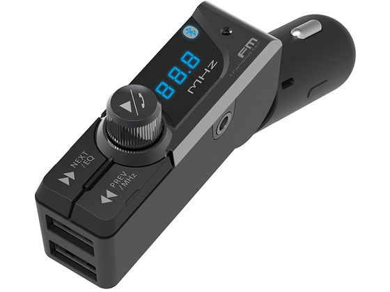 【レビュー投稿で100円OFFクーポン】【お取り寄せ】カシムラ Bluetooth FMトランスミッターUSB2ポ-ト自..
