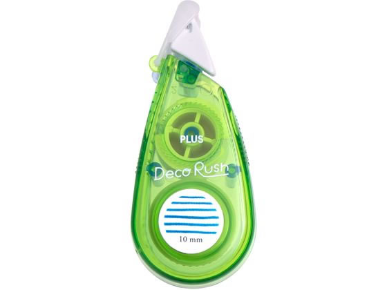 【レビュー投稿で100円OFFクーポン】プラス デコラッシュ 太幅 10mm ボーダー 51981 DC-080-4 デコレー..