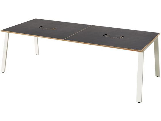 【メーカー直送】Garage MRフリースタイルデスク 指紋レス W2400×D1200【代引不可】【組立・設置・送料無料】