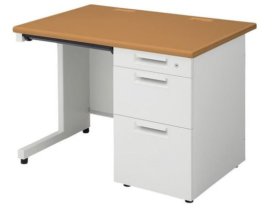 【レビュー投稿で100円OFFクーポン】【メーカー直送】プラス SH2 片袖机 W1000×D700 SH2-107D-3 白【代引不可】【お客様組立】片袖机 スチールデスク ワゴン オフィスデスク 事務机 オフィス家具