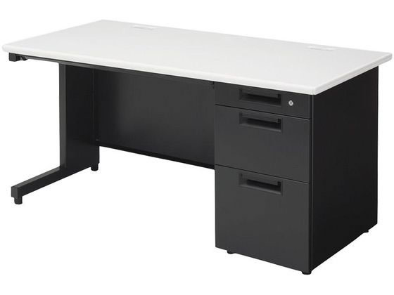 【商品説明】仕事に必要なアイテムも収納できて便利な片袖机、ゆったり使える幅140cmタイプです。シンプルなモノトーンコーデや木目調インテリアなど、設置する空間テイストにあわせて選択できるバリエーションが魅力。オフィスはもちろん、ご自宅のイン...