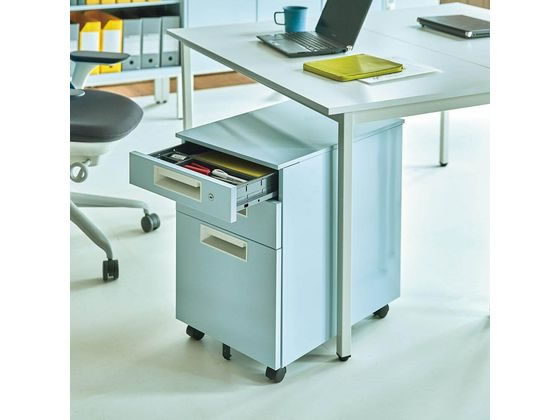 【マラソン限定2,000円クーポン&11日9:59迄ポイント2倍】【メーカー直送】Garage SH スチールワゴン 3段 SH-046SC-B3 ペールブルー【代引不可】【お客様組立】脇机 ワゴン スチールデスク オフィスデスク 事務机 オフィス家具 [2]