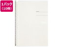 【店内全品ポイント2倍★16日9:59迄】 コクヨ キャンパスバインダー スマートリング B5 透明 10冊 ル-SP700T バインダーノート B5