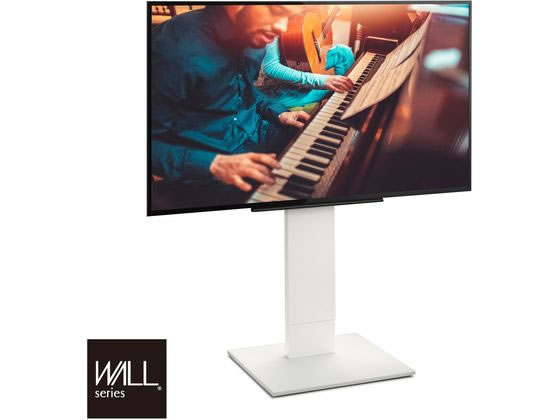 金属制  - 【レビュー投稿で100円OFFクーポン】送料無料【お取り寄せ】ナカムラ WALLテレビスタンドV5 ロータイプ サテンホワイト WLTVK5111 ディスプレイ モニタースタンド ディスプレイスタンド エントランス インフォメーション オフィス家具