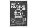 【店内全品ポイント2倍★16日9:59迄】 ポリゴミ袋(メタロセン配合) 黒 10L 15枚 GMBL-102 黒 ゴミ袋 ゴミ袋 ゴミ箱 掃除 洗剤 清掃