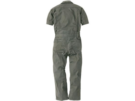 【マラソン限定★ポイント2倍】【お取り寄せ】CUC コスパリップストップ半袖ツナギ シルバー 4L 9211-26-4L つなぎ 春夏 作業服 ユニフォーム