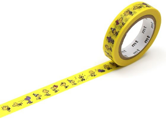  カモ井 mt Peanuts ウッドストックの仲間たち 10mm×7m デコレーション用マスキングテープ デコレーショングッズ