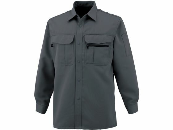 【スーパーSALE限定2,000円クーポン＆11日9:59迄ポイント2倍】 【お取り寄せ】CUC 長袖シャツ チャコールグレー M 5401-34-M 540シリーズ 秋冬 CUC 作業服 ユニフォーム