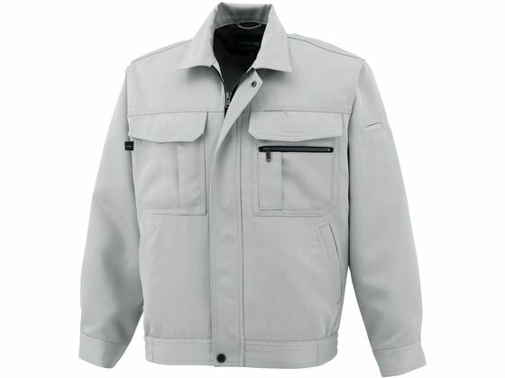 Long-Sleeved - 【マラソン限定★2,000円クーポン＆ポイント2倍】【お取り寄せ】CUC 長袖ブルゾン シルバー LL 5408-26-LL 540シリーズ 秋冬 CUC 作業服 ユニフォーム