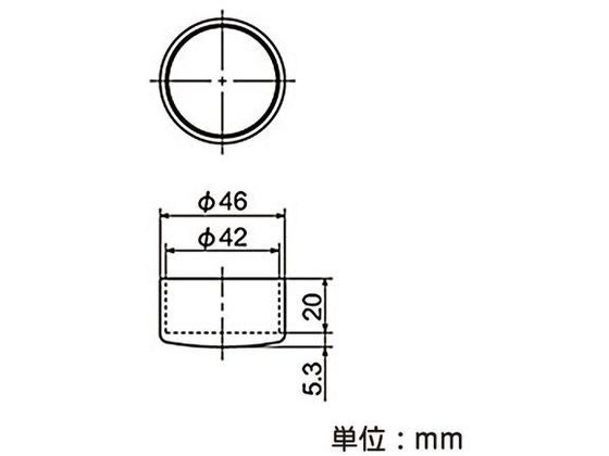 【お取り寄せ】矢崎化工 イレクター 42ジョイント キャップ ブラック JL-49 S BL1 支柱 クランプ 機構部品 メカニカル部品 作業用品 工具