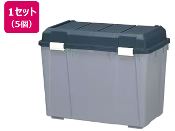 【メーカー直送】アイリスオーヤマ ワイドストッカー深型 グリーン/グレー 5個 WY-780D【代引 ...