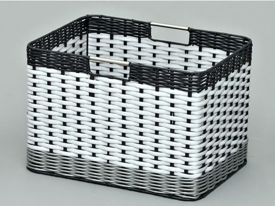 【レビュー投稿で100円OFFクーポン】【お取り寄せ】アイリスオーヤマ ウッディバスケット 深型 ホワイト IMK-38D 収納家具 インテリア 収納